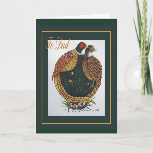 Carte Faisans (Devant)