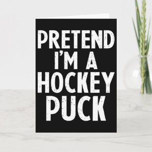 Carte Faisons comme si j'étais un palet de hockey Facile