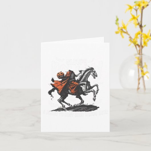 Carte Faisons comme si j'étais une citrouille drôle de c (Fleur jaune)