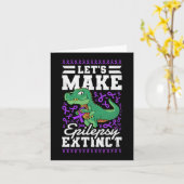 Carte Faisons de l'épilepsie une conscience de l'épileps (Fleur jaune)