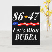 Carte Faisons éclater Bubba Drôle de nous Drapeau Hommes (Fleur jaune)