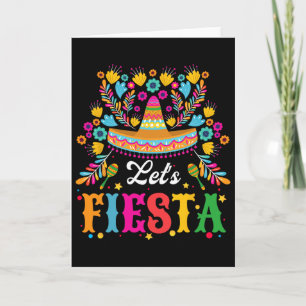 Carte Faisons la Fête Drôle Cinco De Mayo Femmes Hommes
