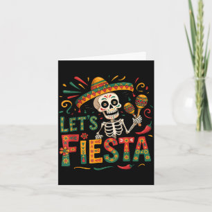 Carte Faisons la fête mexicaine drôle de cinq de mayo