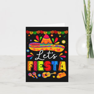 Carte Faisons la fête mexicaine fiesta squad cinco de