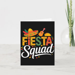 Carte Faisons la fête mexique équipe de fiesta cinco de