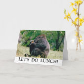 Carte Faisons le déjeuner ! (Fleur jaune)