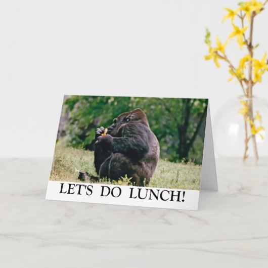 Carte Faisons le déjeuner ! (Fleur jaune)