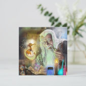 Carte Faisons Un Bébé Dragon Imaginaire Assistant Art (Debout devant)