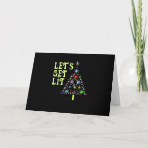 Carte Faisons un bon Noël Drôle Design