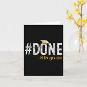 Carte Fait 8e année Dons de diplôme 8e année 8e année G (Fleur jaune)