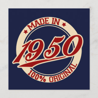 Carte Fait En 1950