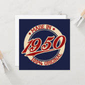 Carte Fait En 1950 (Devant/Arrière en situation)