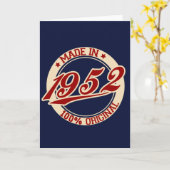 Carte Fait En 1952 (Fleur jaune)