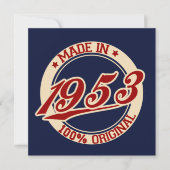 Carte Fait En 1953 (Devant)