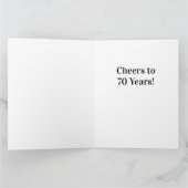 Carte Fait en 1953 70 ans d'être génial anniversaire 202 (Intérieur)