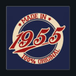 Carte Fait En 1955<br><div class="desc">"made in 55" 55 les années 50 1955 "made in 1955" "born in" "made in the les années 50" 50's anniversaire rétro "old school" vintage</div>