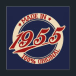 Carte Fait En 1955<br><div class="desc">"made in 55" 55 les années 50 1955 "made in 1955" "born in" "made in the les années 50" 50's anniversaire rétro "old school" vintage</div>
