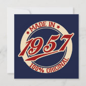 Carte Fait En 1957 (Devant)