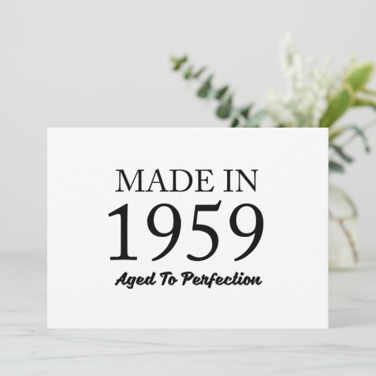 Carte Fait En 1959 (Debout devant)