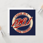 Carte Fait En 1961 (Devant/Arrière en situation)