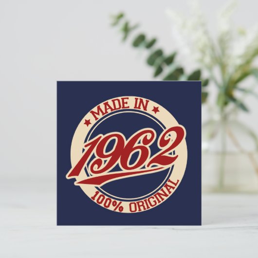 Carte Fait En 1962 (Debout devant)