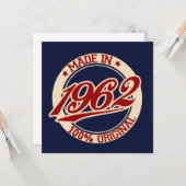 Carte Fait En 1962 (Devant/Arrière en situation)