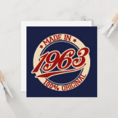 Carte Fait En 1963 (Devant/Arrière en situation)