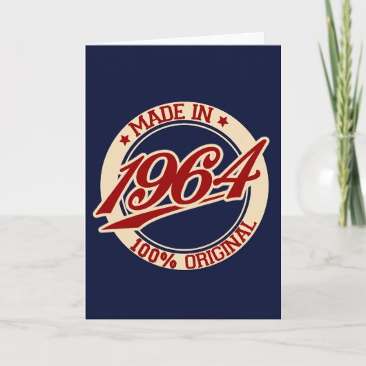 Carte Fait En 1964 (Devant)