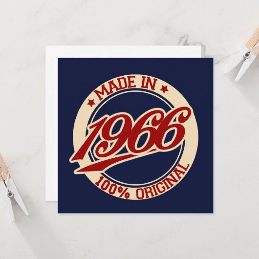 Carte Fait En 1966 (Devant/Arrière en situation)