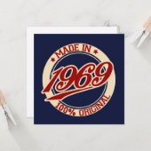 Carte Fait En 1969 (Devant/Arrière en situation)