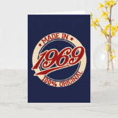 Carte Fait En 1969 (Fleur jaune)