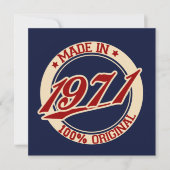 Carte Fait En 1971 (Devant)