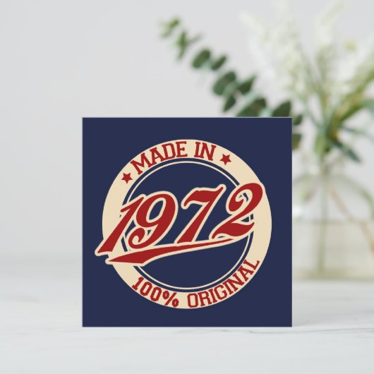 Carte Fait En 1972 (Debout devant)