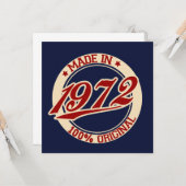 Carte Fait En 1972 (Devant/Arrière en situation)