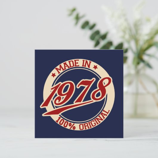 Carte Fait En 1978 (Debout devant)