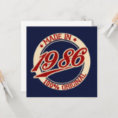 Carte Fait En 1986 (Devant/Arrière en situation)