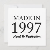 Carte Fait En 1997 (Devant)