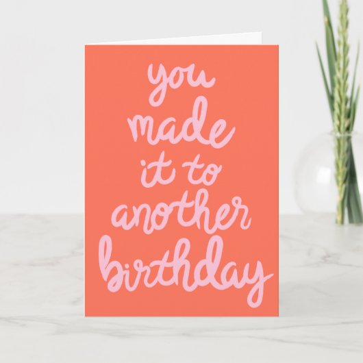 Carte Fait lui à un autre anniversaire (Devant)