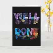 Carte faite par bien (Fleur jaune)