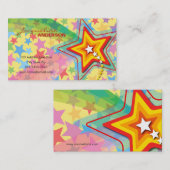 Carte faite sur commande colorée de profil (Devant / Derrière)