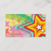 Carte faite sur commande colorée de profil (Dos)