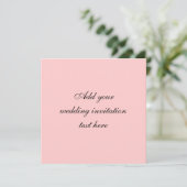 Carte faite sur commande de faire-part de mariage (Debout devant)