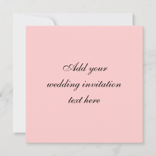 Carte faite sur commande de faire-part de mariage (Devant)