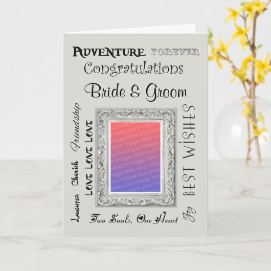 Carte faite sur commande de félicitations de (Fleur jaune)