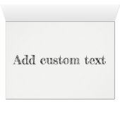 Carte faite sur commande de fierté d'ARC-EN-CIEL (Intérieur Horizontal (Bas))