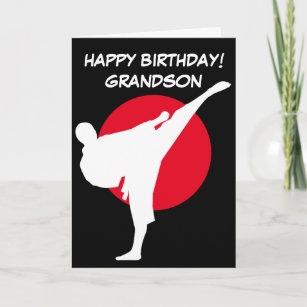 Cartes Karate D Anniversaire Zazzle Be