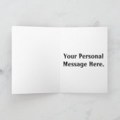 Carte faite sur commande de message de Rocket de (Intérieur)