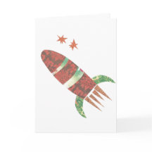 Carte faite sur commande de message de Rocket de