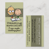 Carte faite sur commande de modèle de professeur (Devant / Derrière)