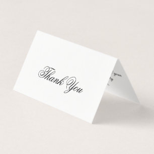 Carte faite sur commande de pli de Merci